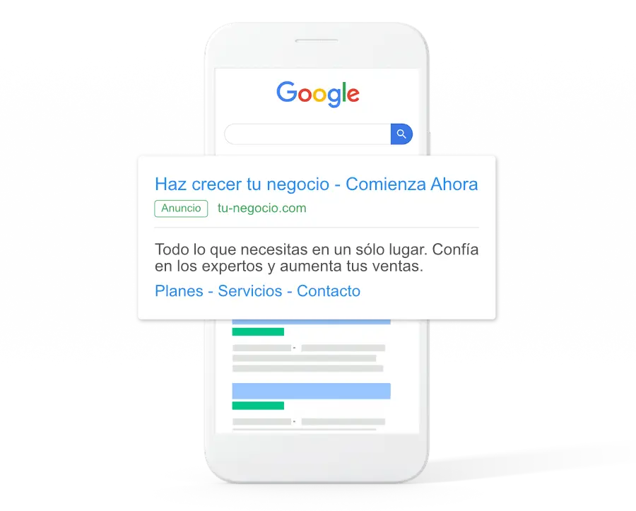 Google Ads ilustrativo